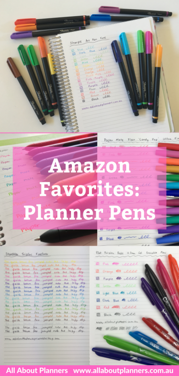 amazon favorites planner pens best supplies for newbies tips inspiration recommendation rainbow gel fine tip ballpoint erasable wish list must have
