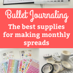 The best supplies for making monthly spreads in your bullet journal