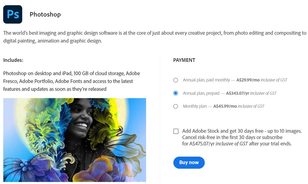 photoshop creative cloud purchase price which is better affinity publisher making printables comparison-min