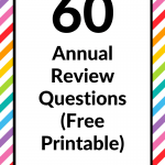 Annual review and goal planning for the year ahead (60 Questions to ask yourself)