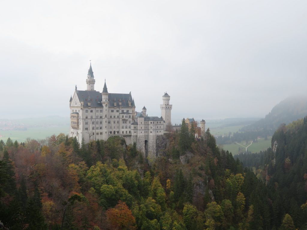 neuschwanstein castle day trip from munich germany with grayline tours review how to plan a europe itinerary autumn colors leaves