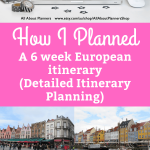 How I Planned a 6 week European Holiday (Plus download my detailed Itinerary)