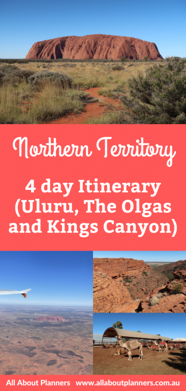 northern territory red centre 4 day itinerary uluru the olgas kings canyon things to see and do camel field of light kings canyon