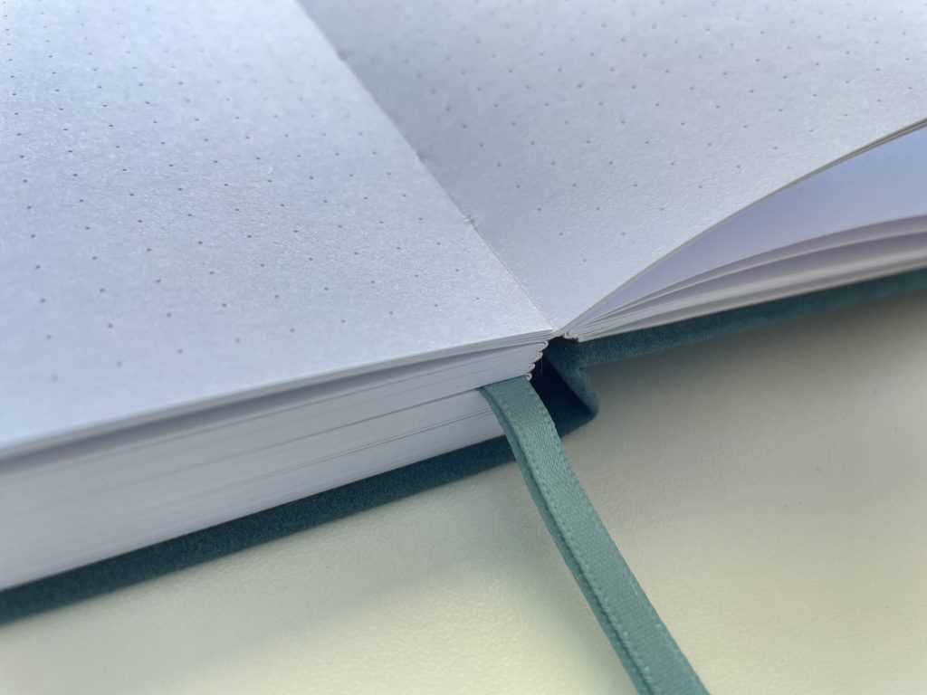 notebook therapy review dotted notebook for bujo 160 gsm lay flat binding 5mm bright white dot grid