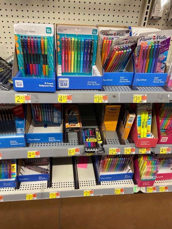 pen and gear felt tip pens rainbow stationery supplies usa planner shopping