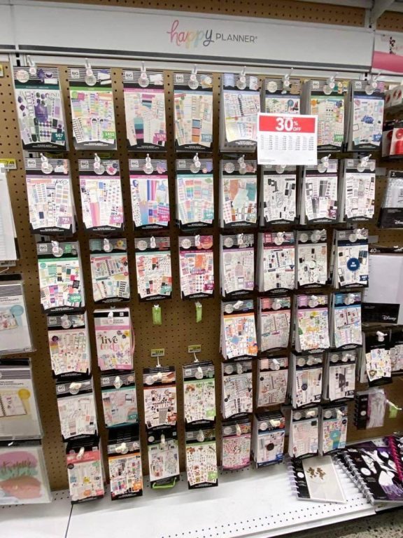 stationery shopping in the usa joanne happy planner sticker books best planner supplies america