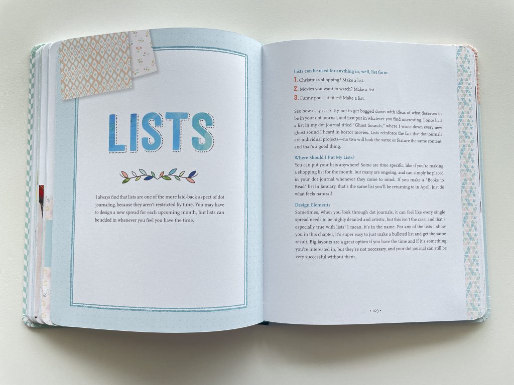 dot journaling book by Hannah Beilenson review introduction to bullet journaling for newbies beginners tips layout ideas getting started lists trackers
