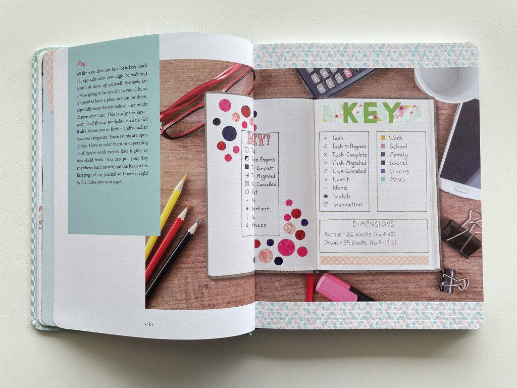 dot journaling book by Hannah Beilenson review introduction to bullet journaling for newbies beginners tips layout ideas key