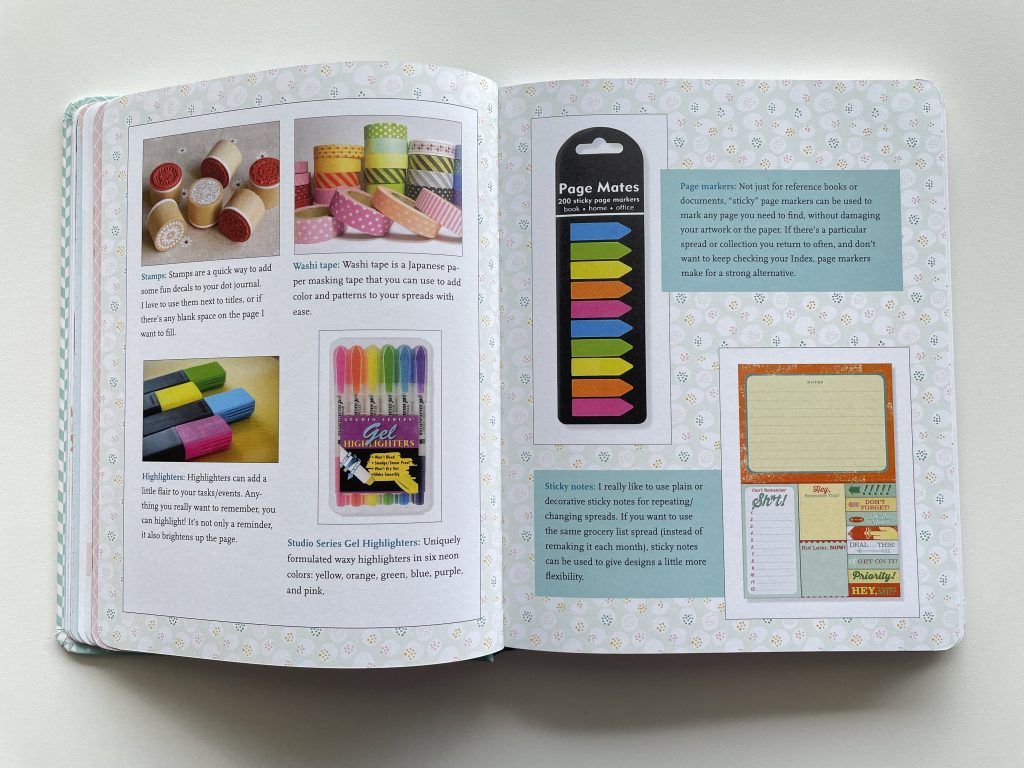 dot journaling book by Hannah Beilenson review introduction to bullet journaling for newbies beginners tips layout ideas supplies