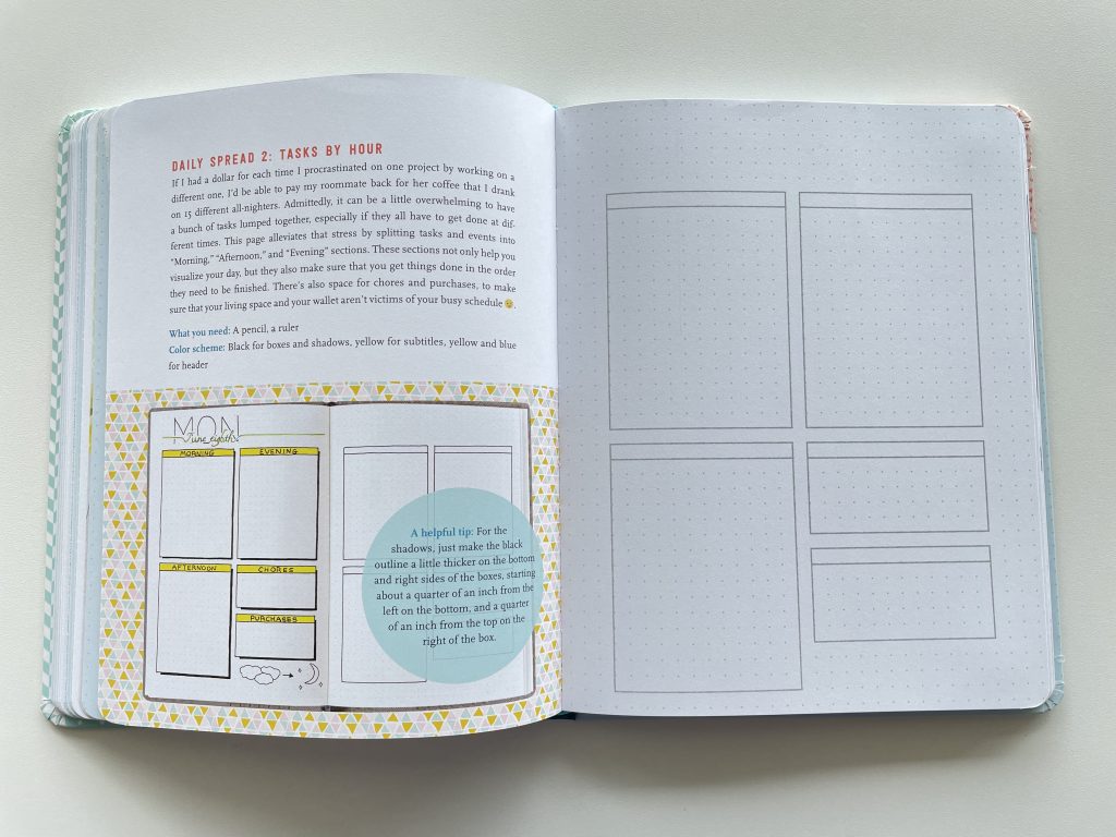 dot journaling guide book by peter pauper press monthly weekly list layout ideas daily spreads