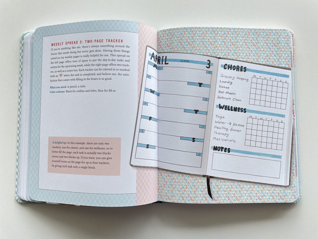 dot journaling guide book by peter pauper press monthly weekly list layout ideas weekly 2 page spreads with trackers