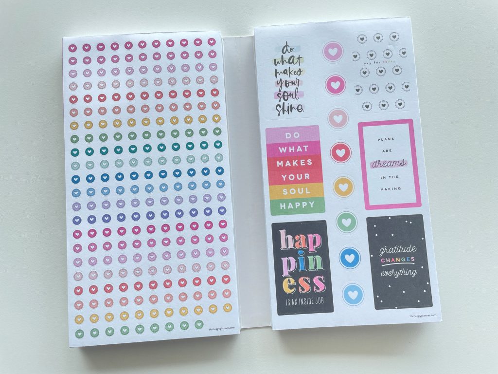happy planner fun brights mega sticker book 100 sheets mambi rainbow functional decorative lists