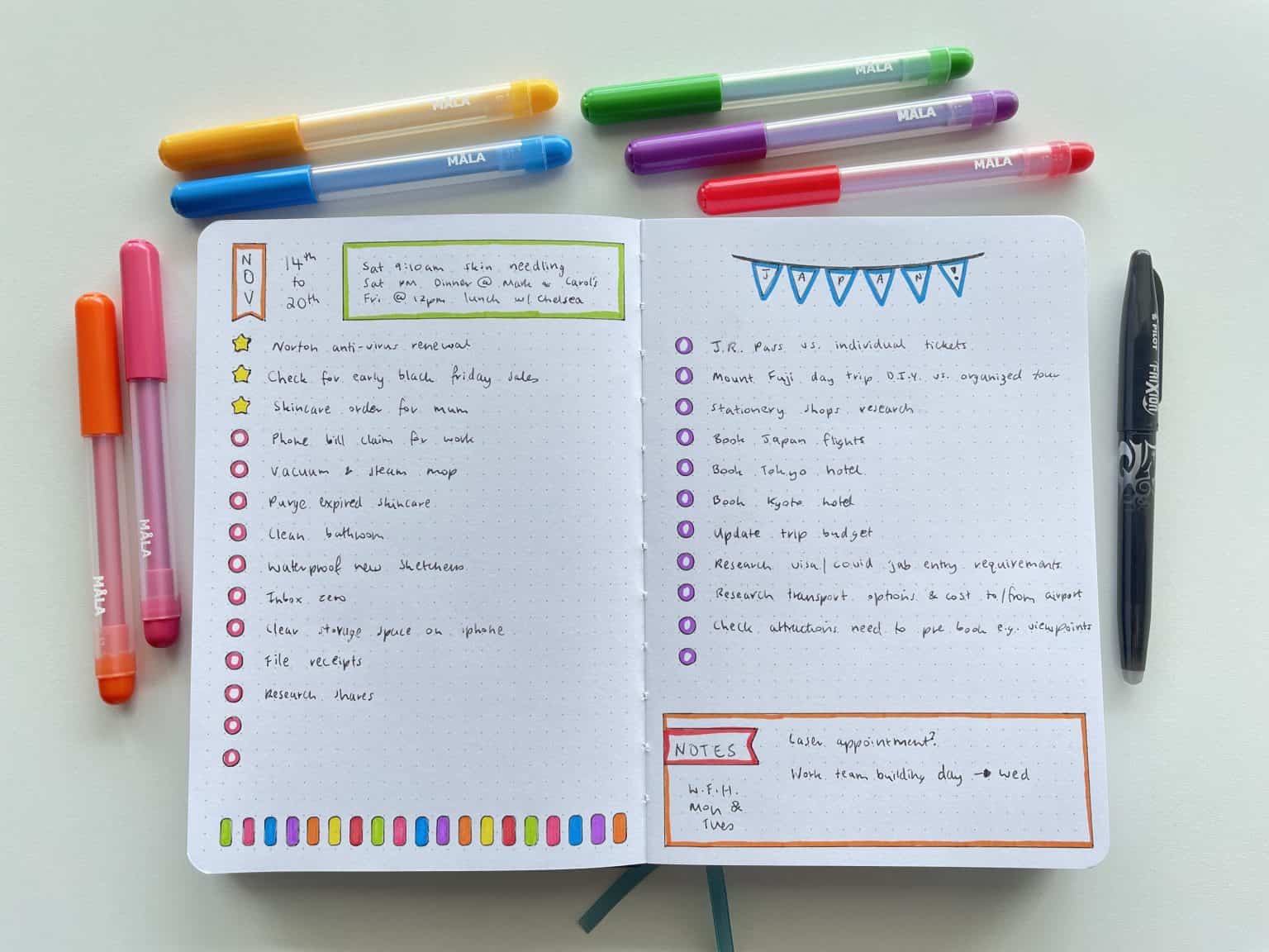 Review of Notebook Therapy 160 GSM Dotted Notebook and bullet ...