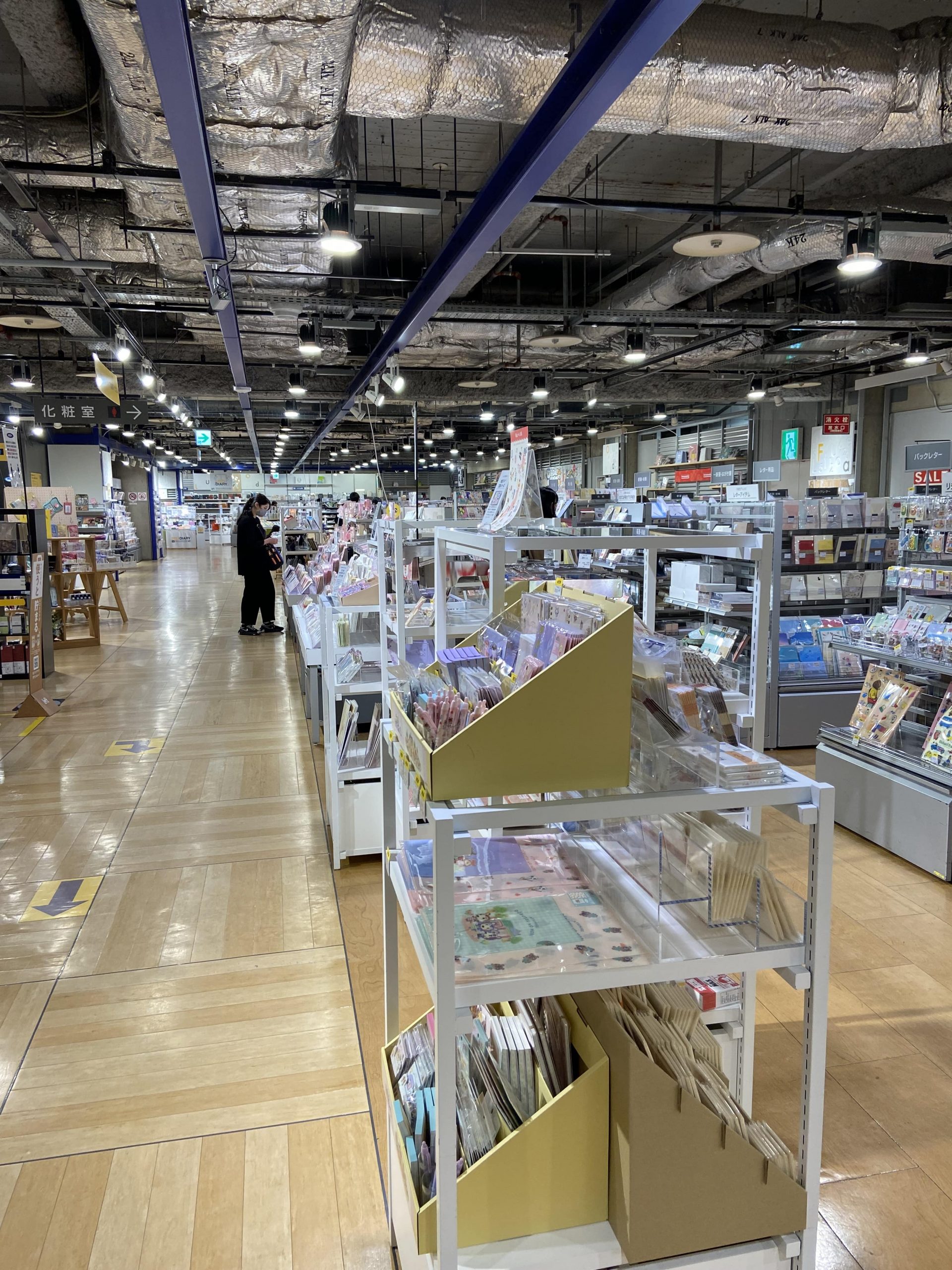 loft osaka japan stationery shop washi tape pens stamps highlighters zebra