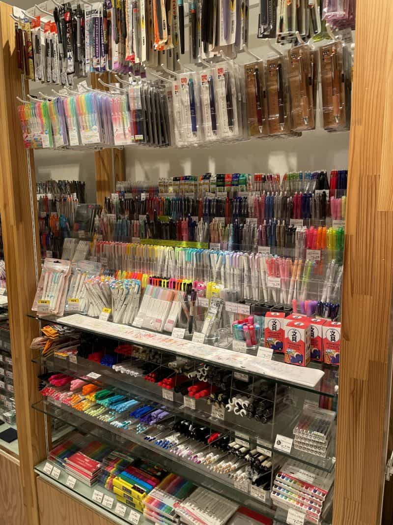 View of Planner Supplies shopping at Loft in Tokyo and Osaka - All About Planners