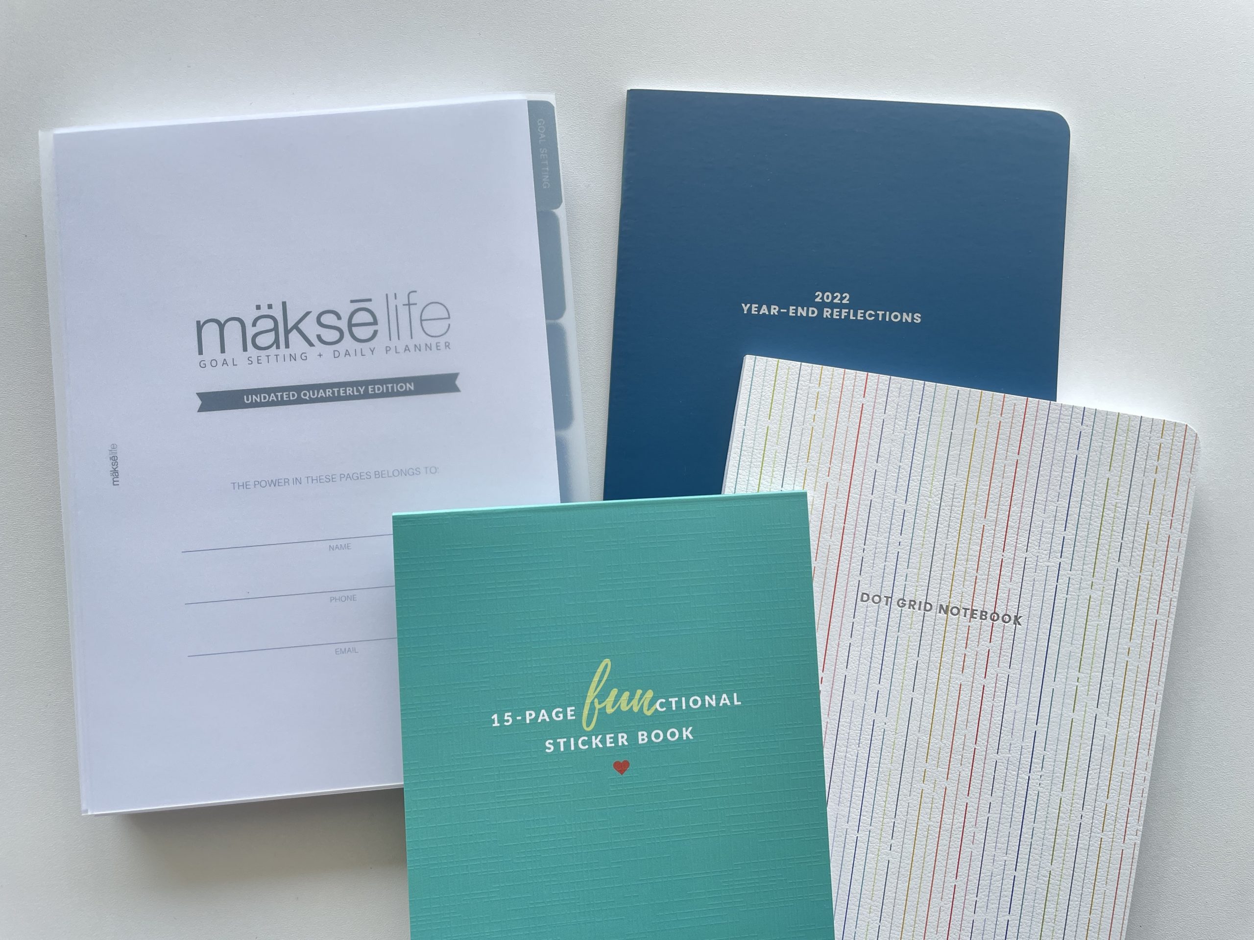 maskelife planner review quarterly planner inserts diy discbound reflections book dot grid notebook sticker book rainbow