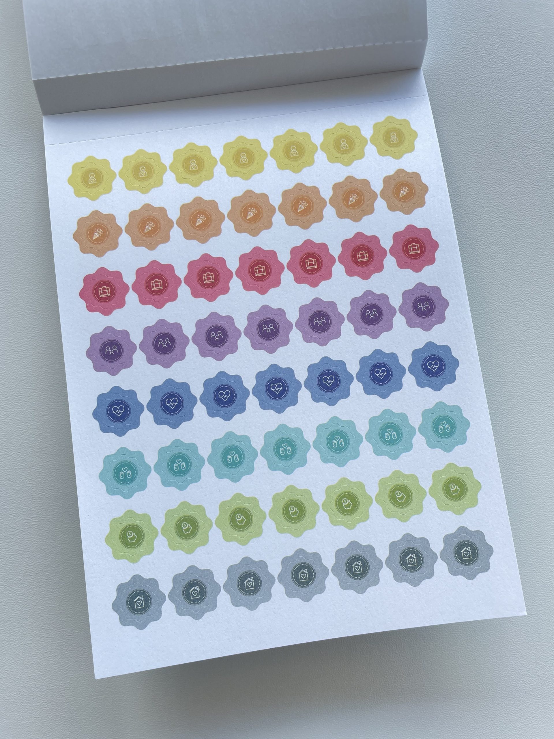maskelife sticker book review rainbow functional planner stickers mini