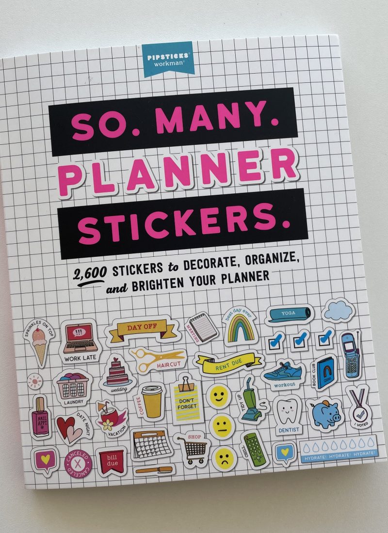pipsticks planner stickers book so many planner stickers rainbow functional decorative stickers