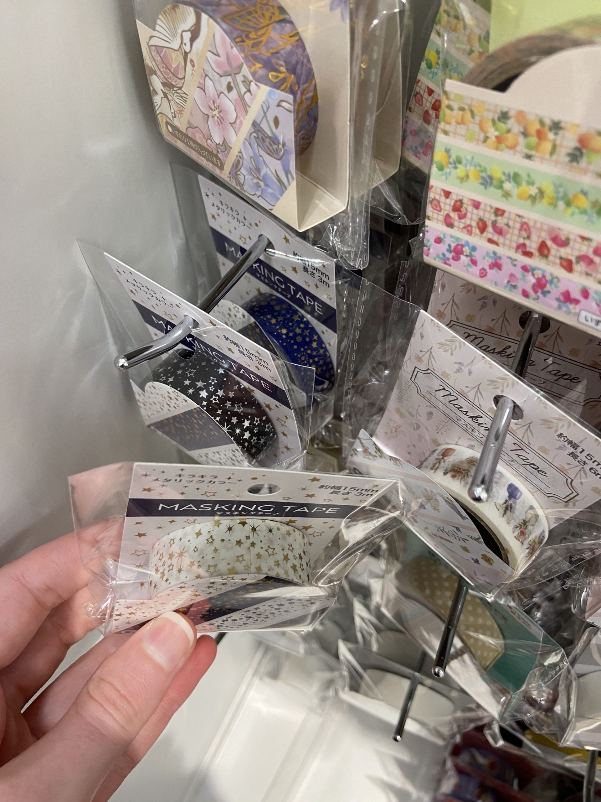 seria osaka stationery shopping japan masking tape washi