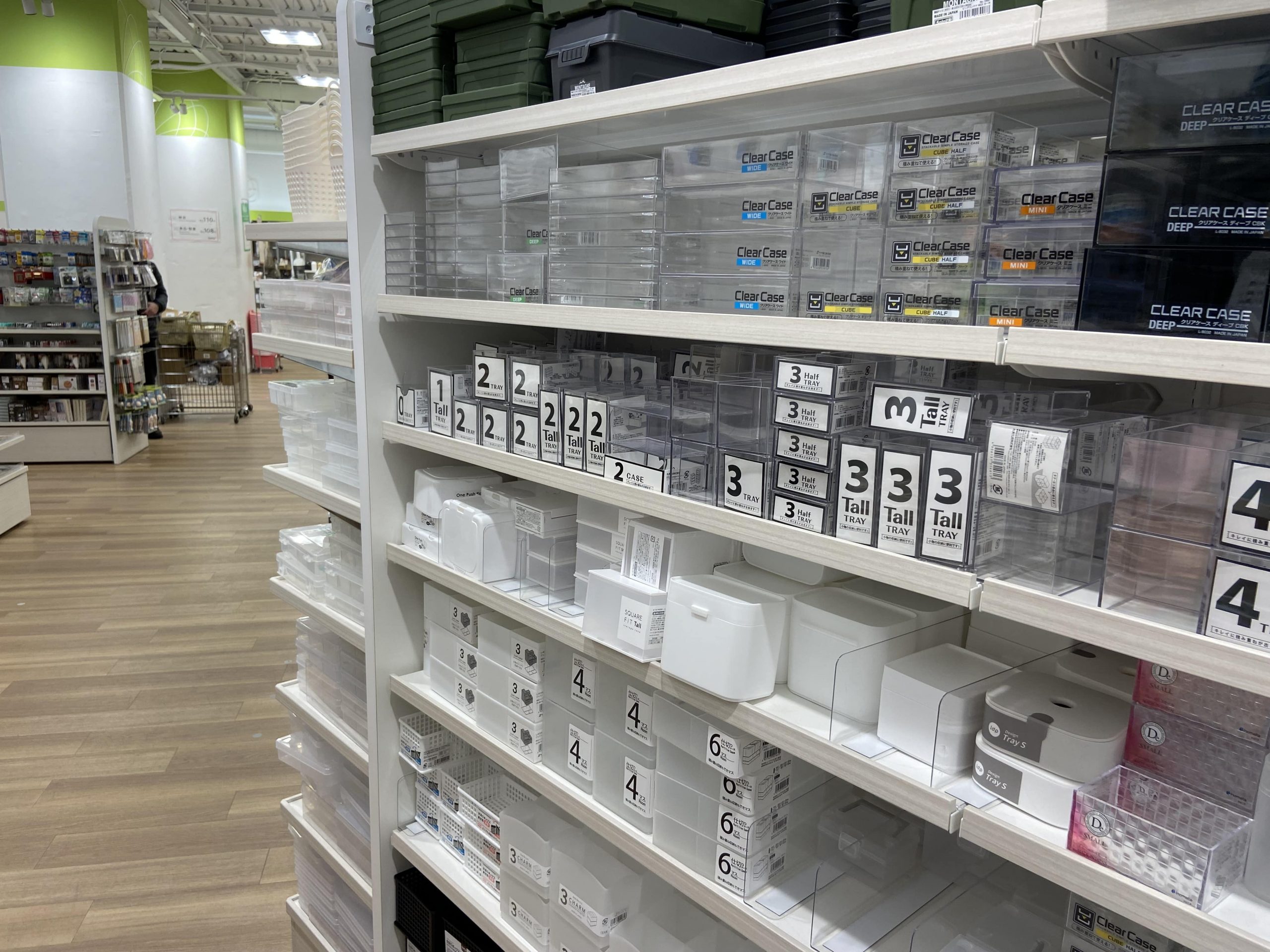 seria stationery shop planner supplies storage pens plastic acrylic