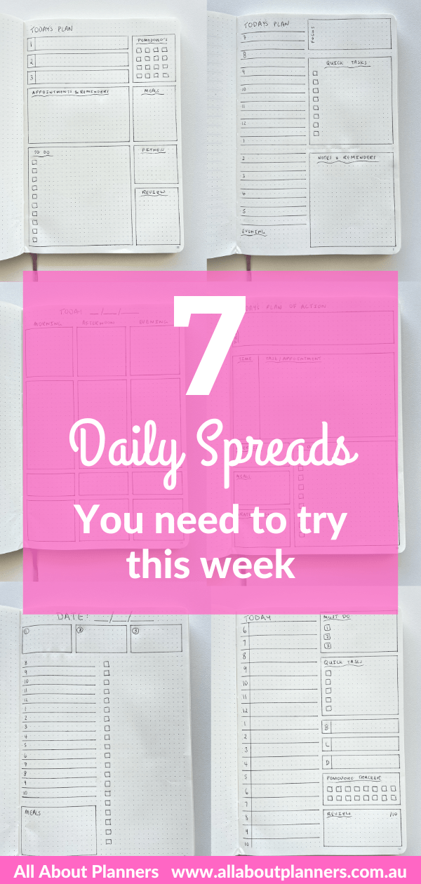 best bullet journal daily spreads bujo layouts inspiration ideas daily routine simple minimalist