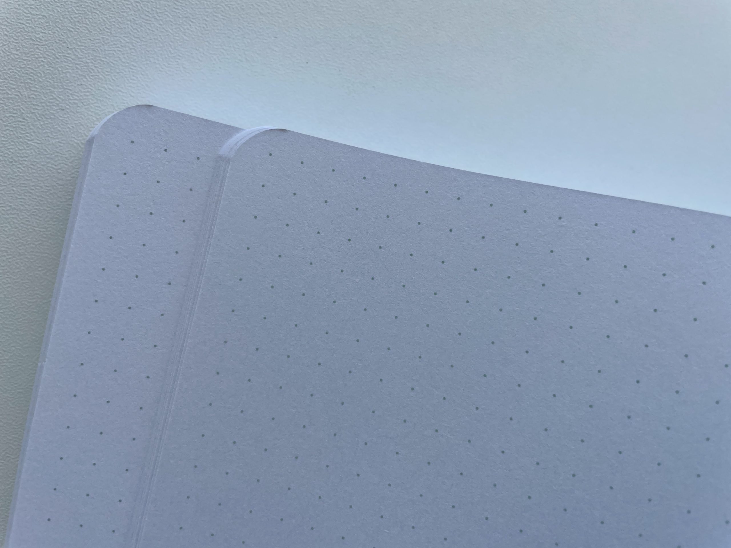 seques dot grid notebook for bullet journaling review 5mm dot grid bright white pages 160 GSM