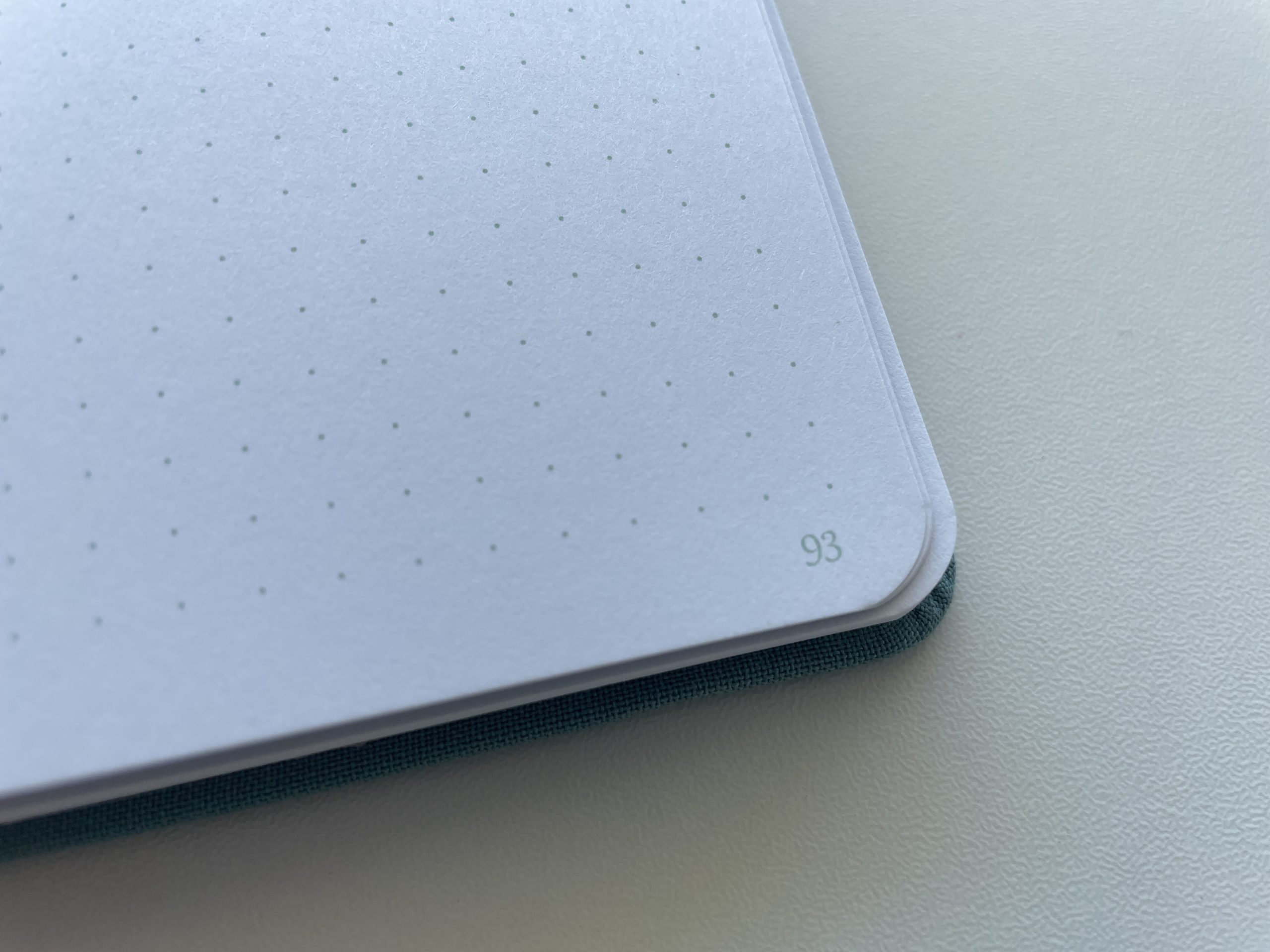 seques dot grid notebook for bullet journaling review pros and cons numbered pages