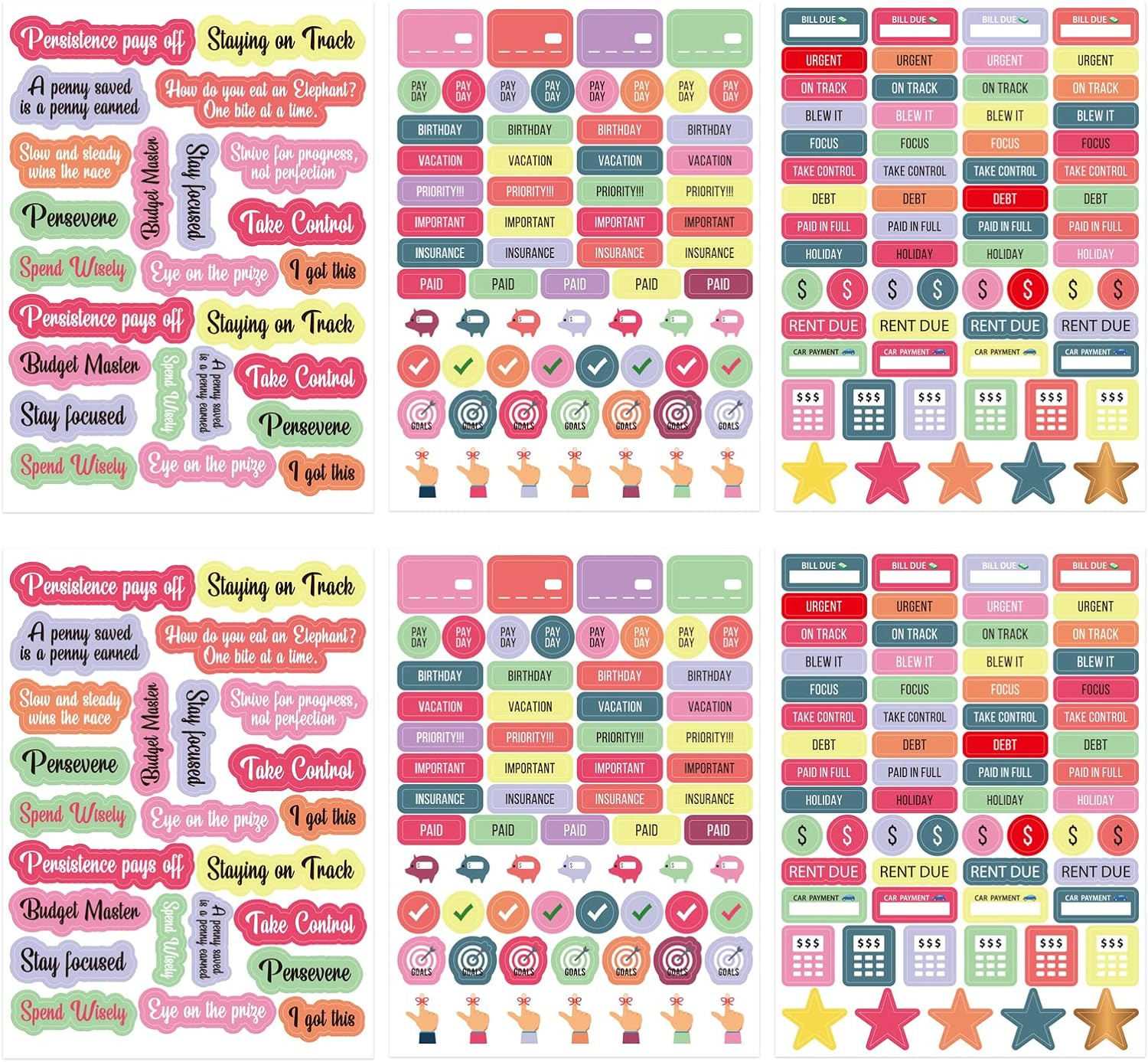 KeaJuidy planner stickers amazon best budgeting stickers for planning-min