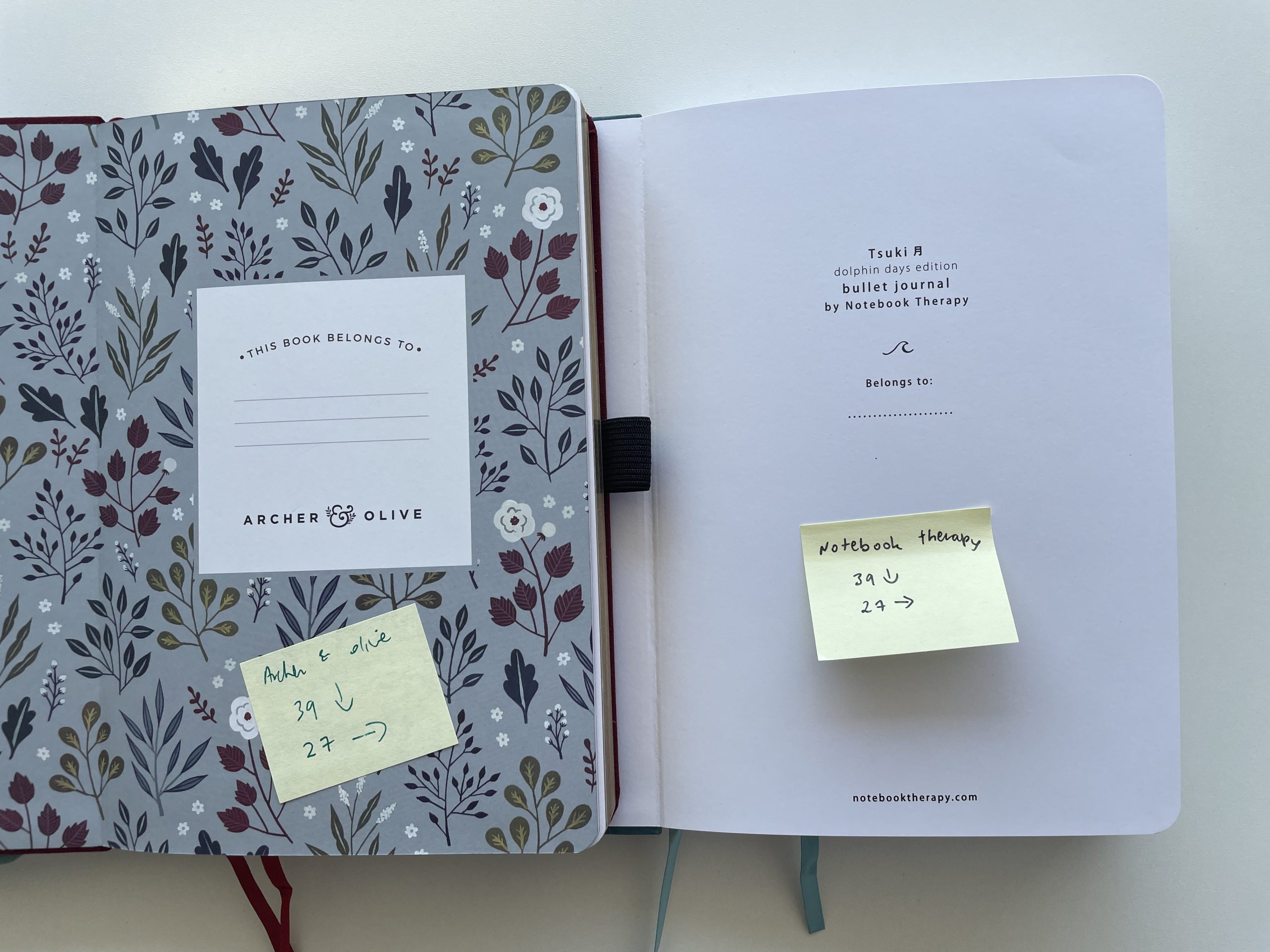 archer and olive versus notebook therapy which dot grid journal is better pros and cons
