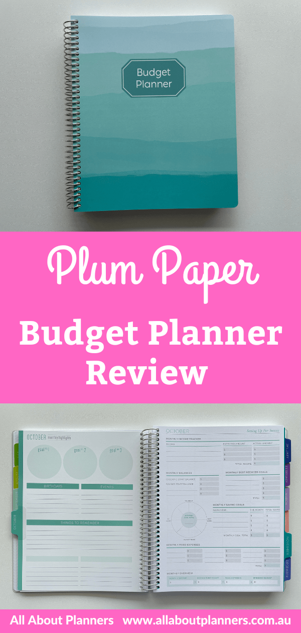 plum paper budget planner review pros and cons video flipthrough pen testing monthly expenses income bills