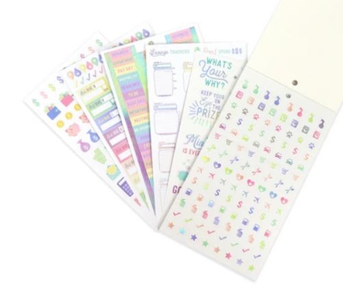 recollections budget sticker book pastel best budgeting stickers for your planner functional-min