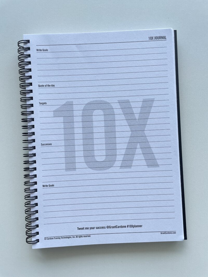 Review of the 10x Planner by Grant Cardone – All About Planners