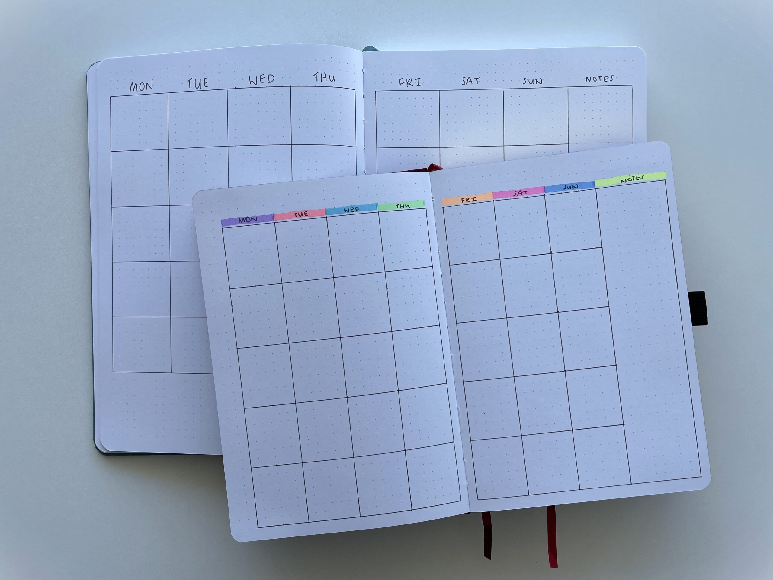 a5 versus b5 bullet journal spreads monthly calendar what size boxes which page size is the best