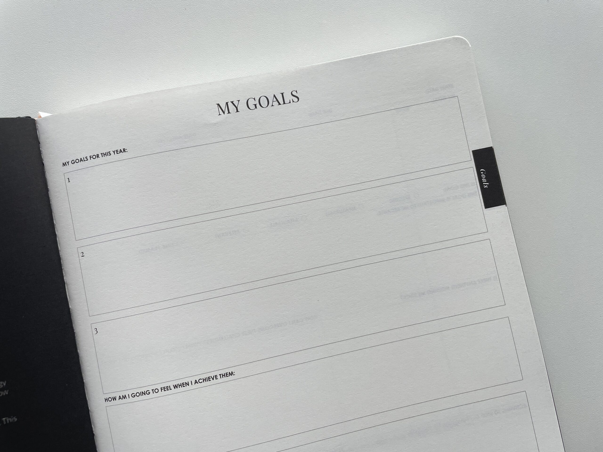 australian goal planner LH Agenda review career money life simple minimalist