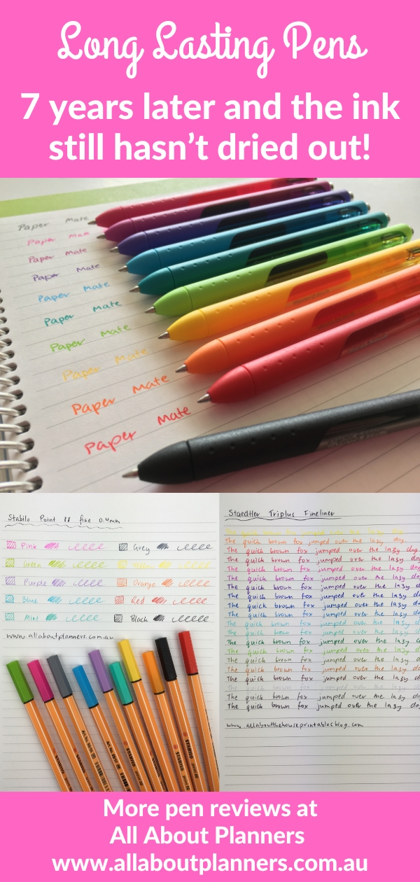 planner supplies that are worth the money planner pens best brands favorite pens for bullet journal bujo