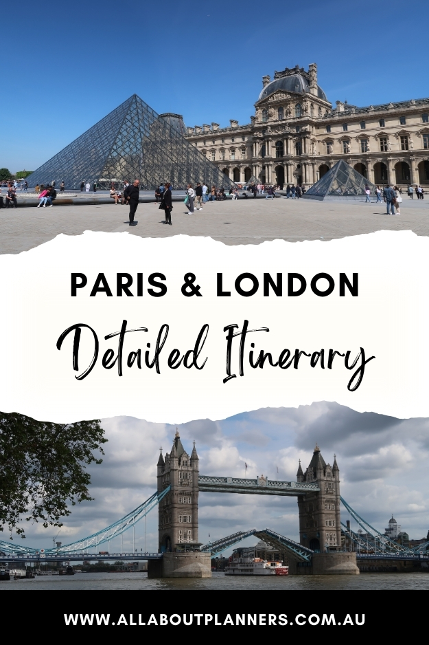 best paris and london itinerary things to see and do downloadable template customisable pre filled attractions opening hours entry fees must see