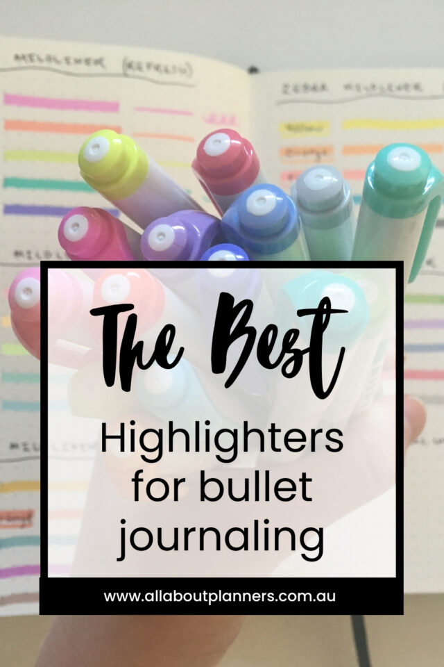 favorite highlighters for planning bullet journaling recommended zebra mildliner review color coding dual tip pastel bright colors