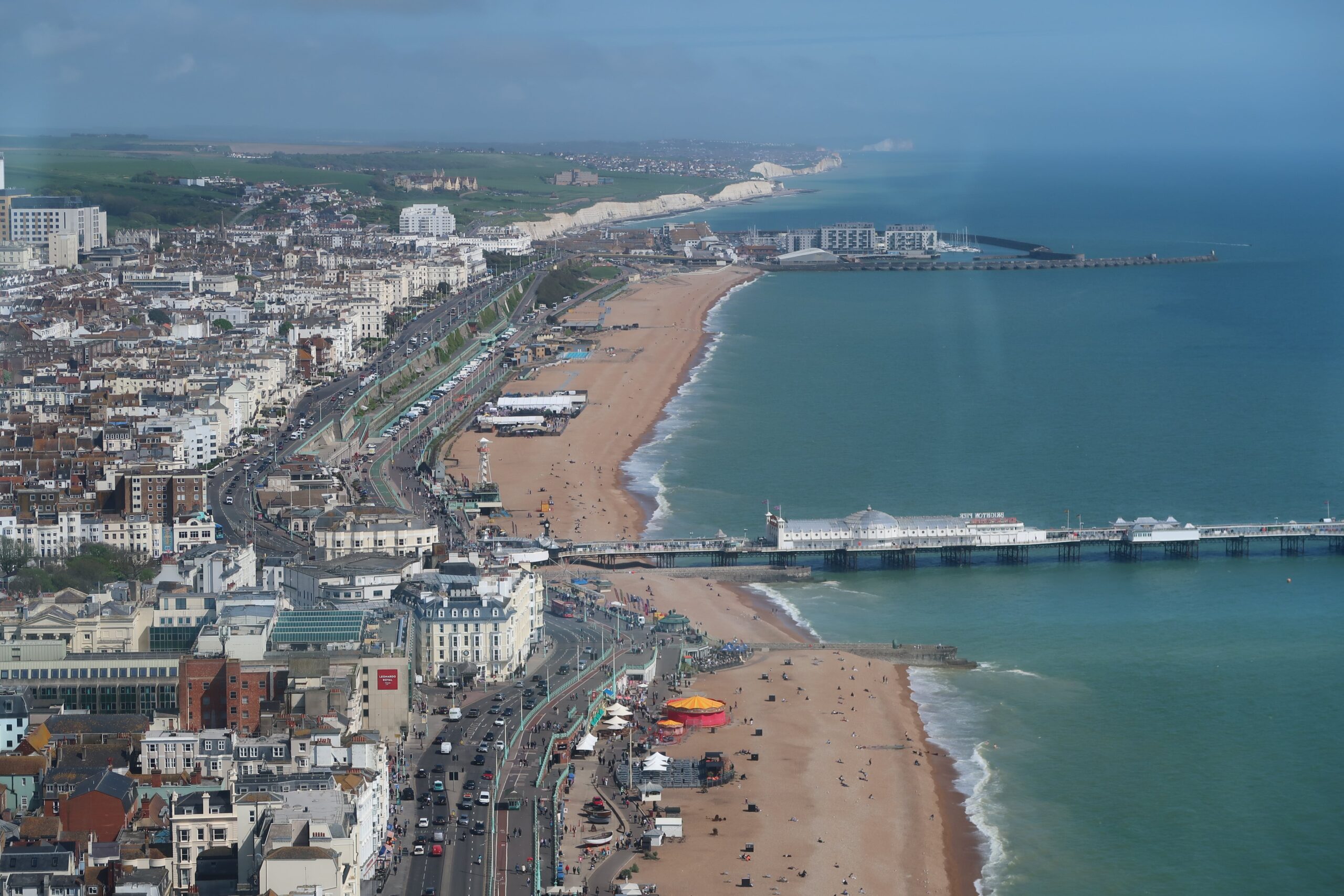 view from brighton i360 tower viewpoint things to see and do lookout best photo spots in brighton seaside town spring may weather solo day trip