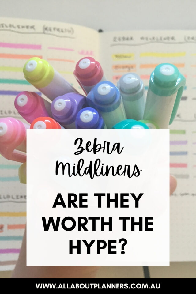 zebra mildliners review are they worth it best highlighters for planning dual tip rainbow pastel colors swatches pen test ghosting bleed through