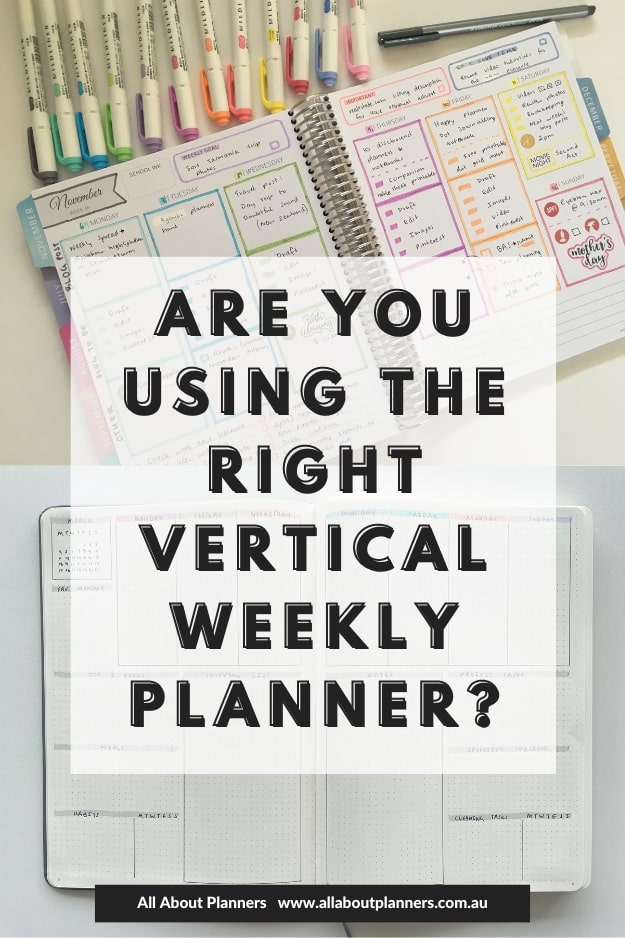 vertical weekly planner printable sheet bullet journal layout ideas inspiration tips all things planning simple quick easy hourly scheduling insp