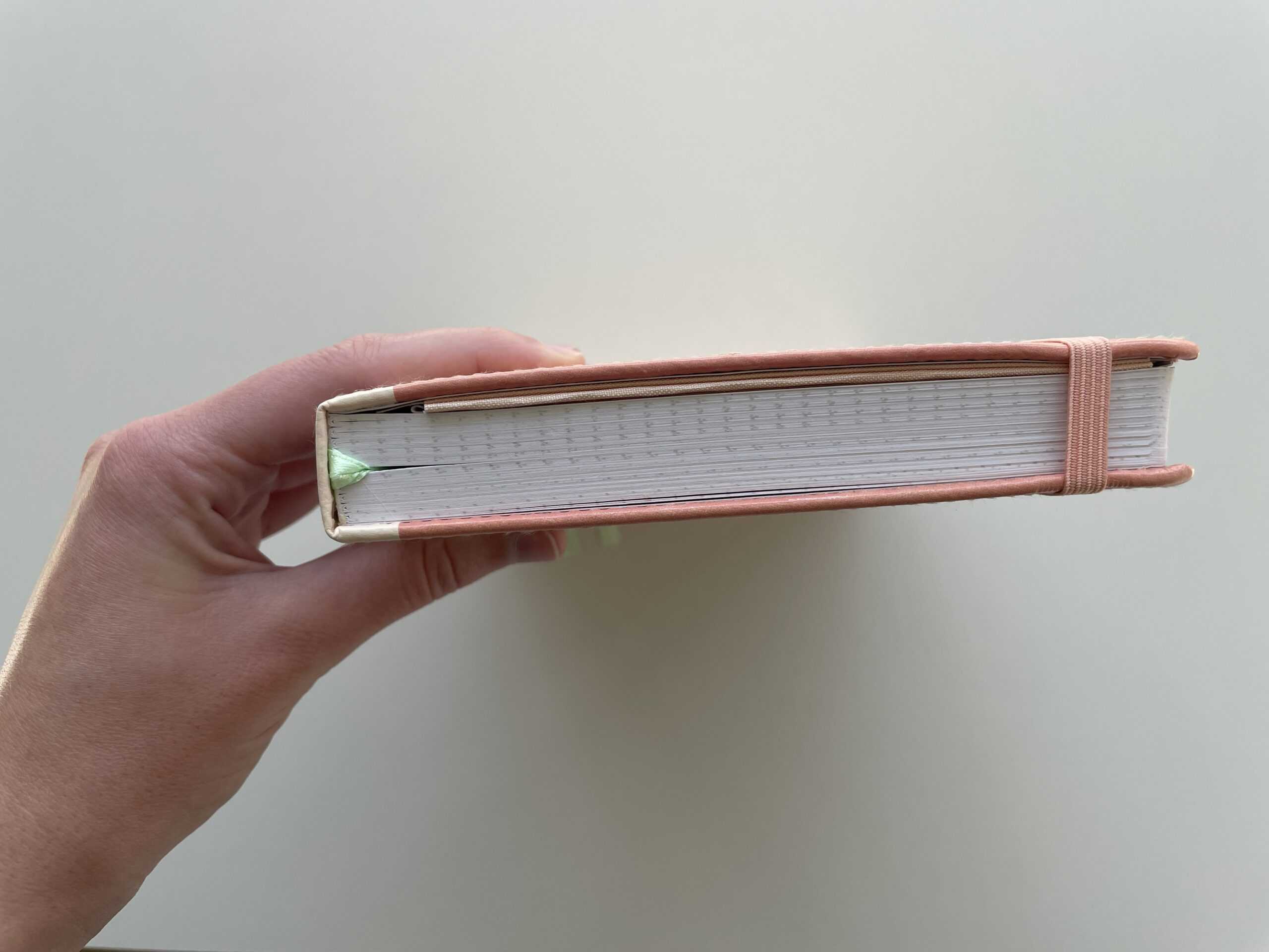 happy planner dot grid sewn bound notebook review