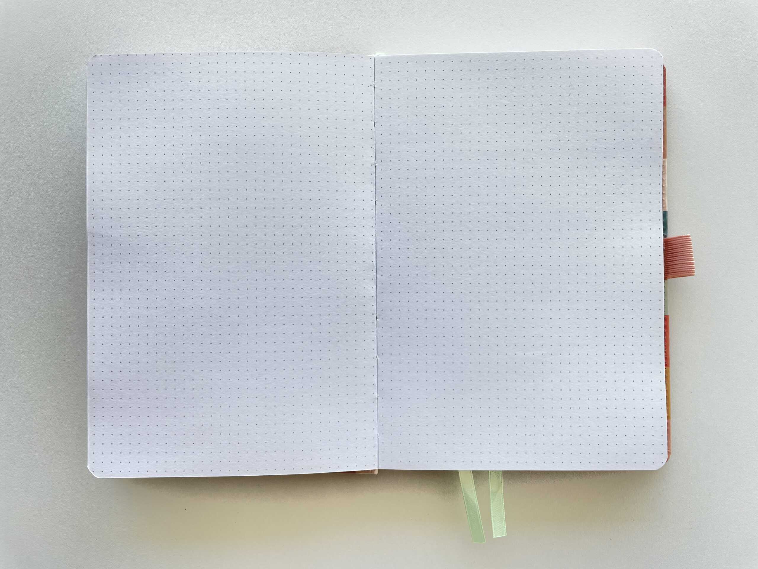 happy planner mambi bullet journal sewn bound dot grid notebook pen testing paper quality 160 gsm bright white paper