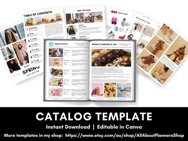 How to make a product catalog, line sheets and price list in Canva ...