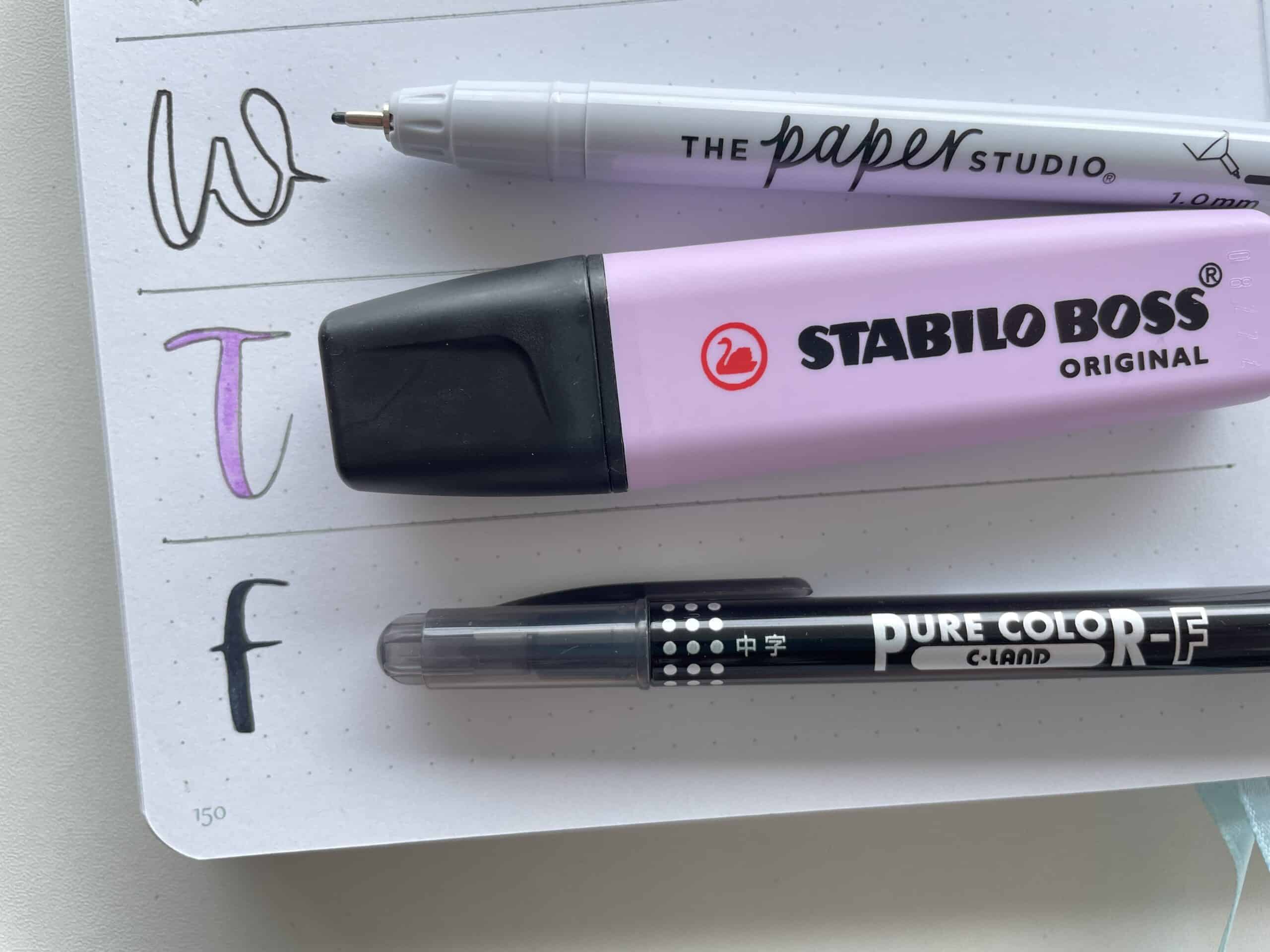 best pens for bullet journal stencils how to create pretty bujo spreads fast favorite pens for stencils