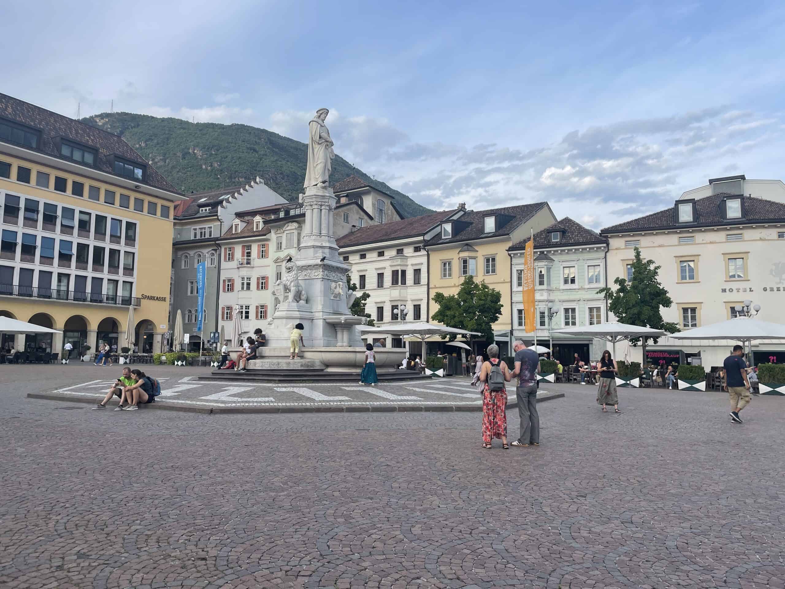 bolzano italy main town square best places to base yourself for a stay in the dolomites hikes for scenic views how to get there solo travel guide