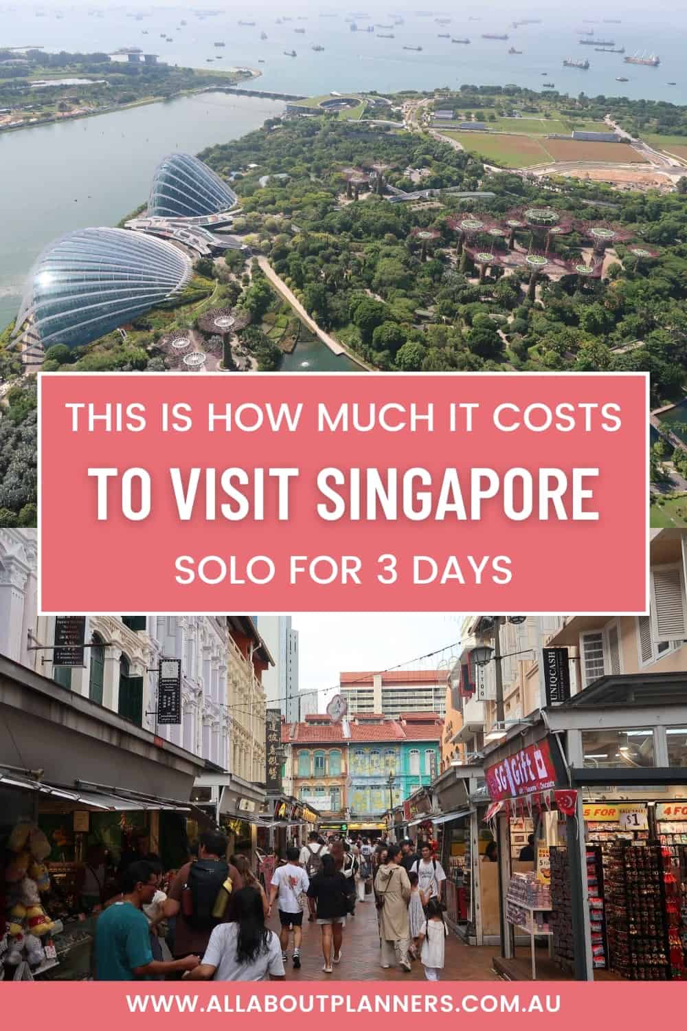 How much it costs to visit Singapore solo daily budget breakdown sightseeing prices metro fares hawker centre meals Singapore travel guide