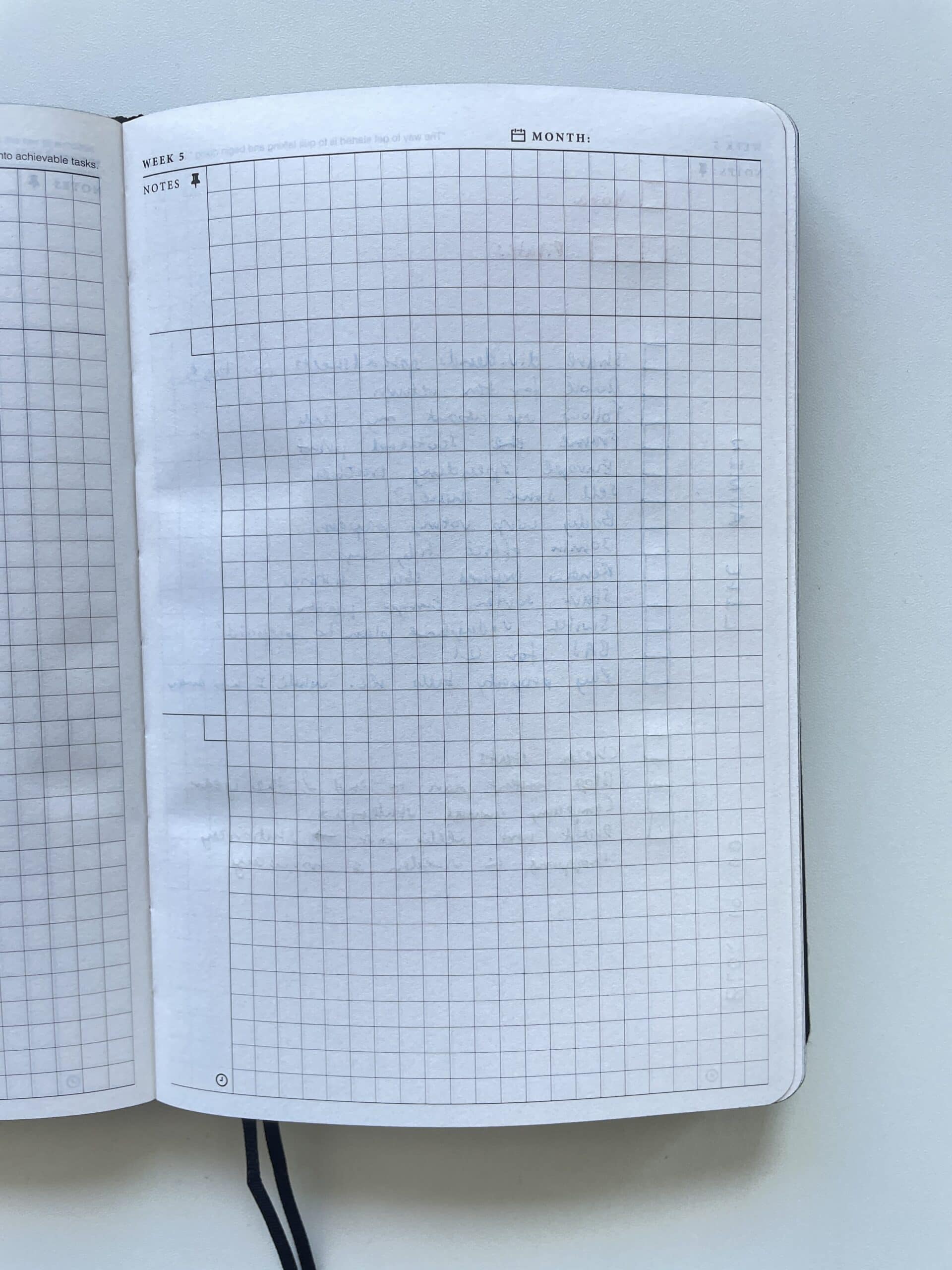 cobbery weekly planner review simple minimalist diary agenda organizer kickstarter paper quality pen testing ghosting bleed through color coded