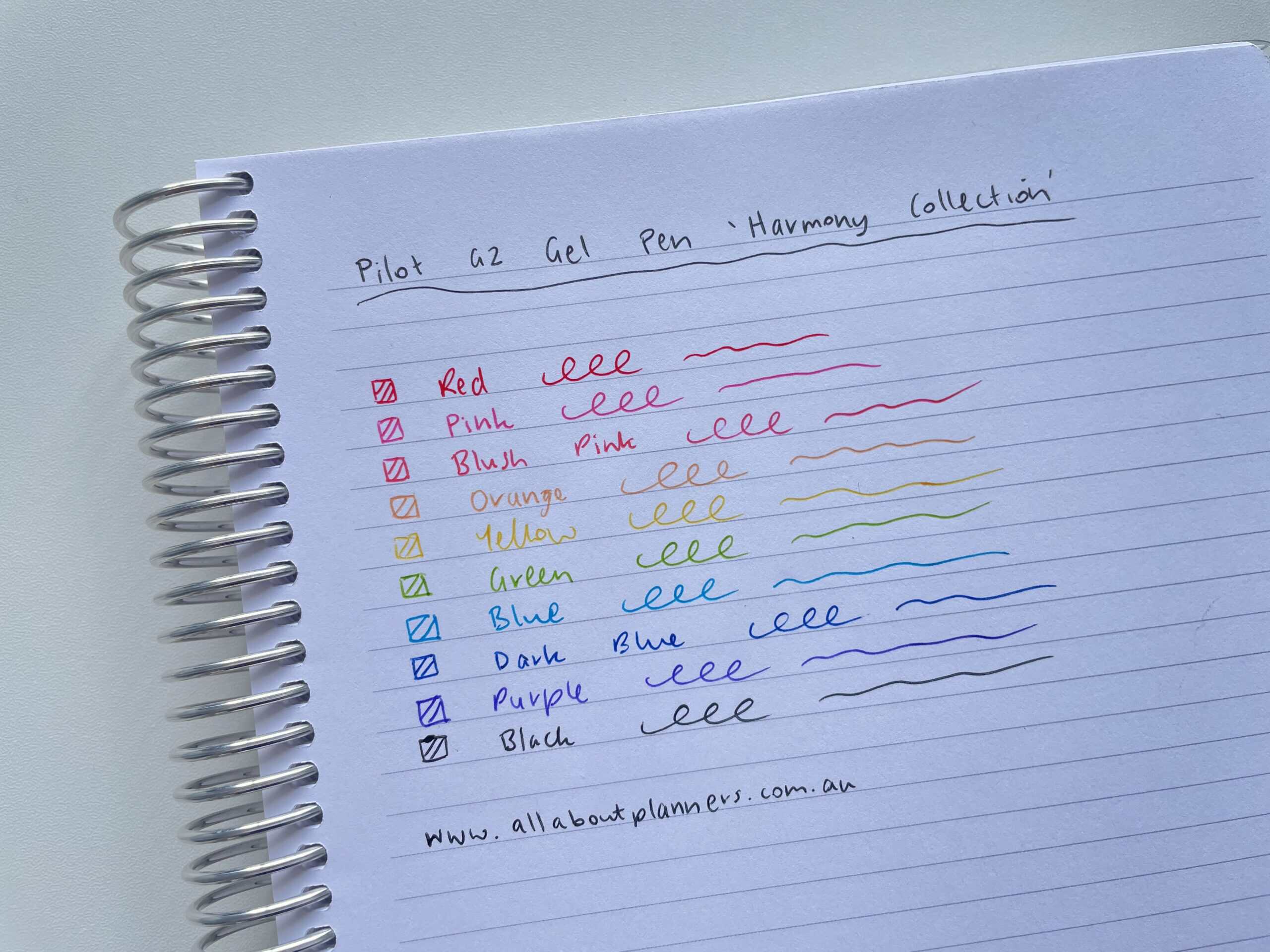 pilot g2 gel pen rainbow 10 pack harmony collection best gel pen compared to papermate inkjoy gel point 7