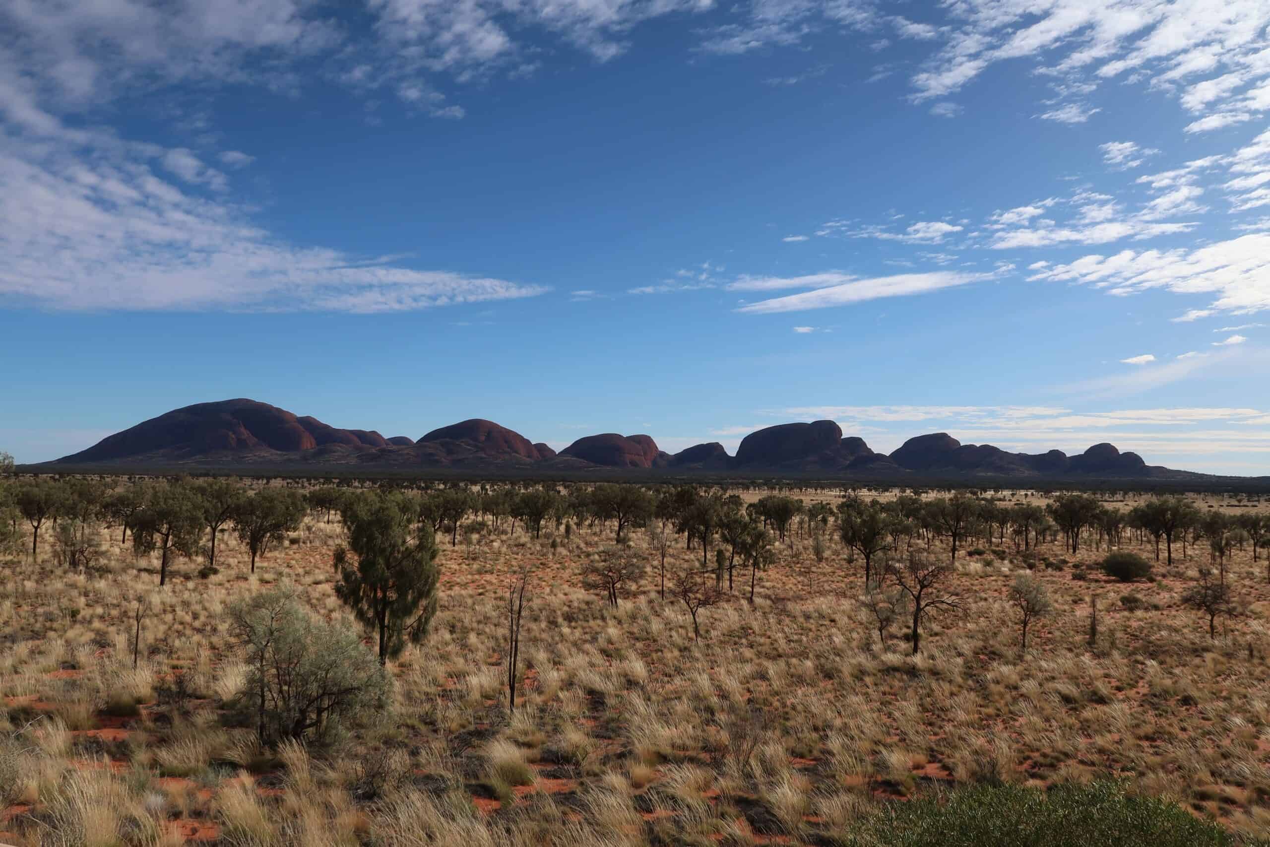Kata Tjuṯa Dune Viewing Area lookout self drive via car itinerary to visit the olgas from yulara red centre northern territory 4 day itinerary