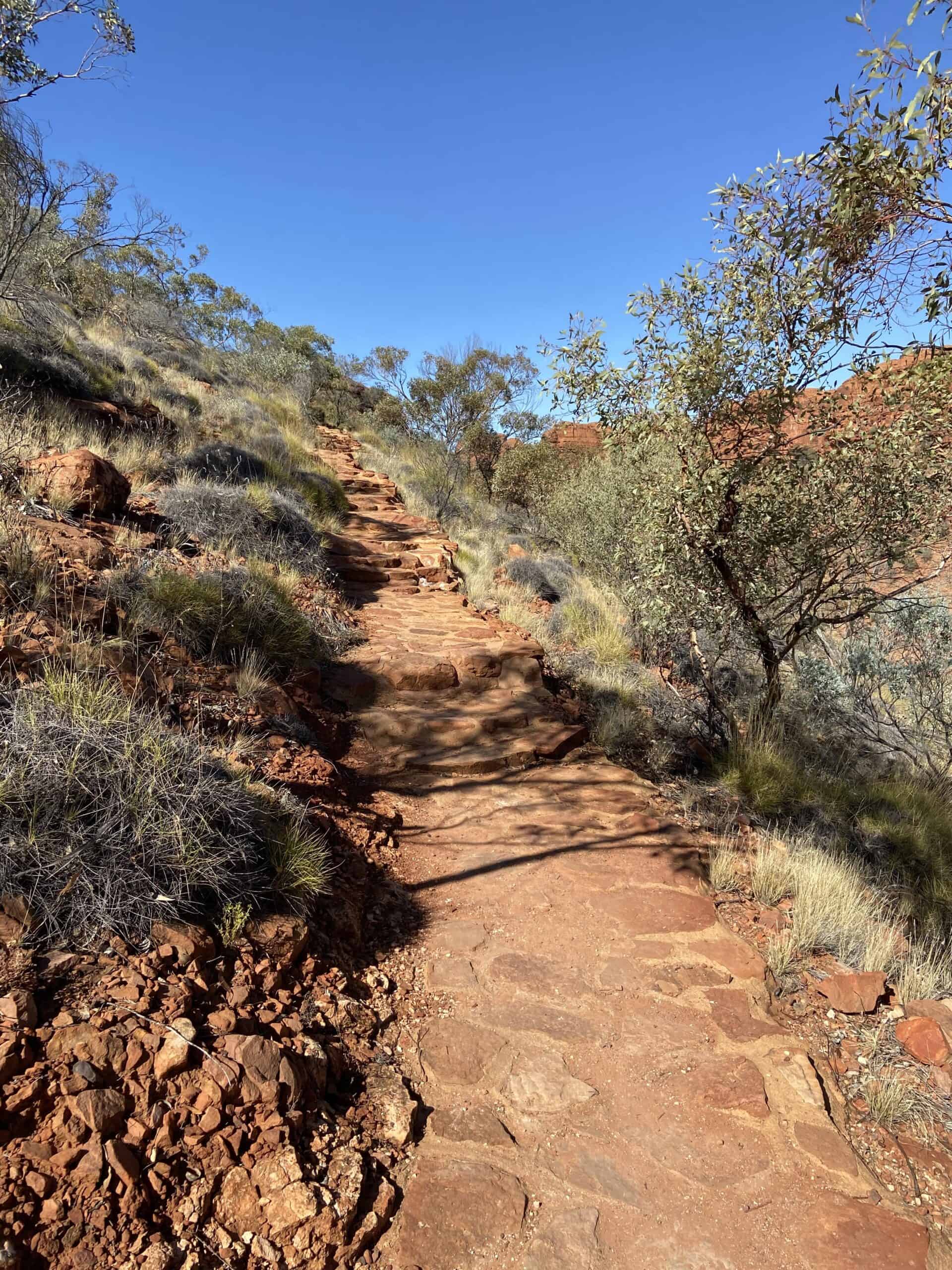 kings canyon rim walk route trail hiking in the red centre australia itinerary self drive yulara best photo spots is it worth the cost